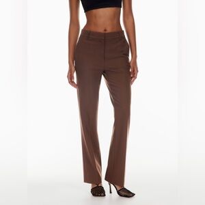 Aritzia brown dress pants